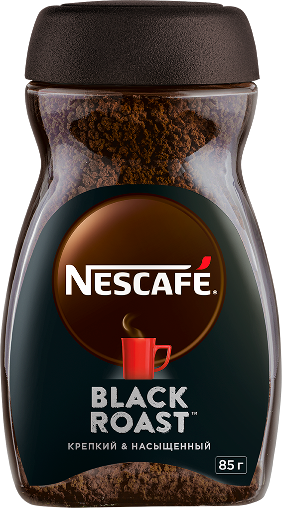 Крепкий и насыщенный растворимый кофе NESCAFÉ BLACK ROAST | Nescafe