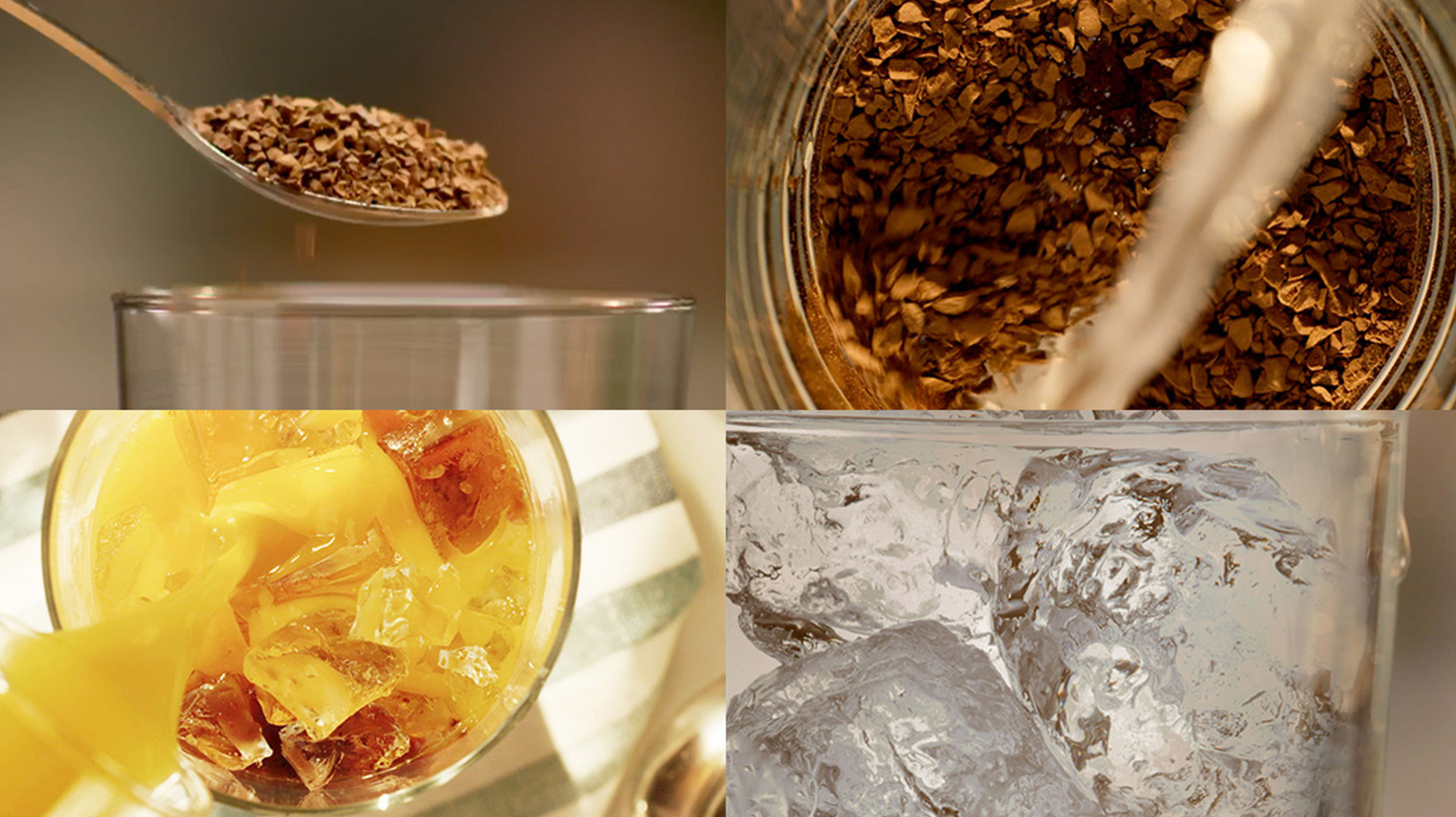 шаги приготовления nescafé фраппе манго