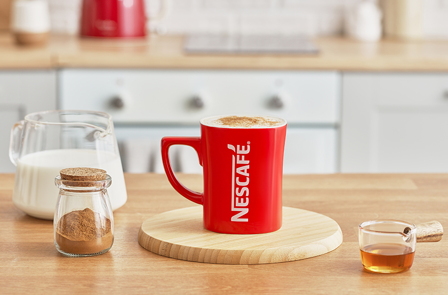Латте с корицей - домашний рецепт с растворимым кофе NESCAFÉ®