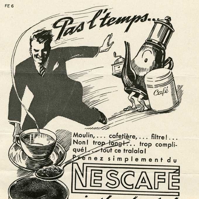  Реклама NESCAFÉ® в газете 1930-х