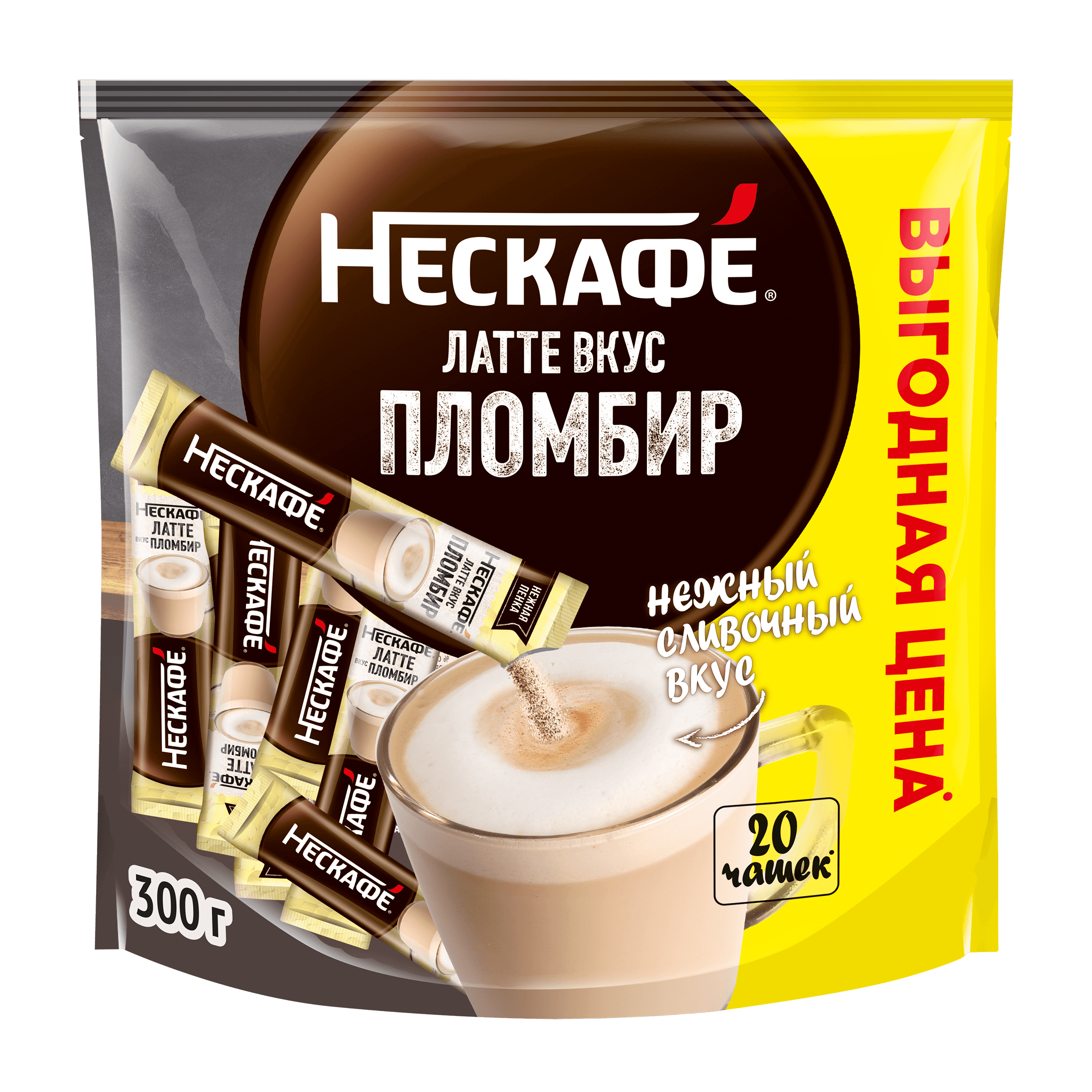 НЕСКАФÉ® Латте вкус Пломбир