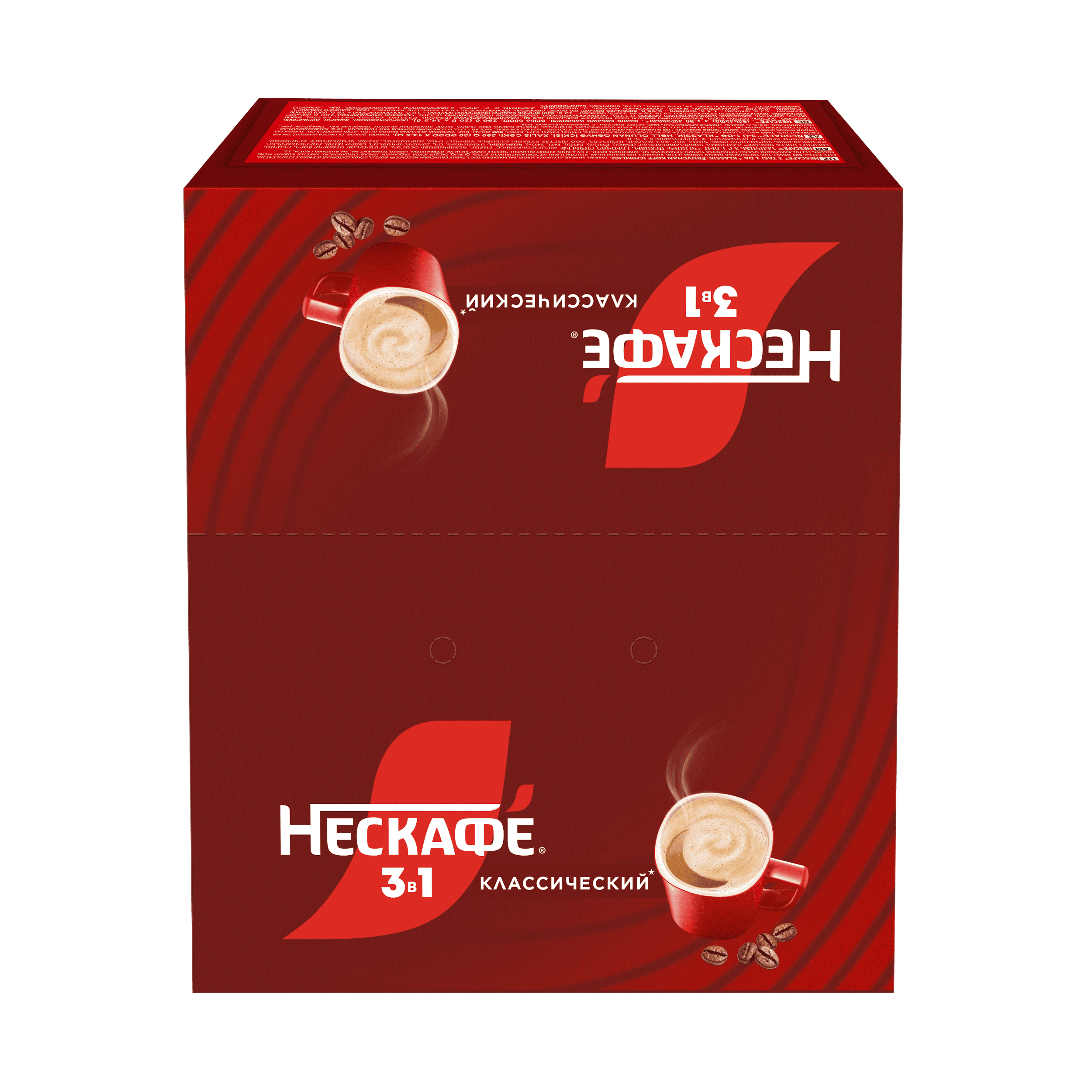 НЕСКАФÉ® 3 в 1 Классический, коробка, 20 шт по 14.5 г