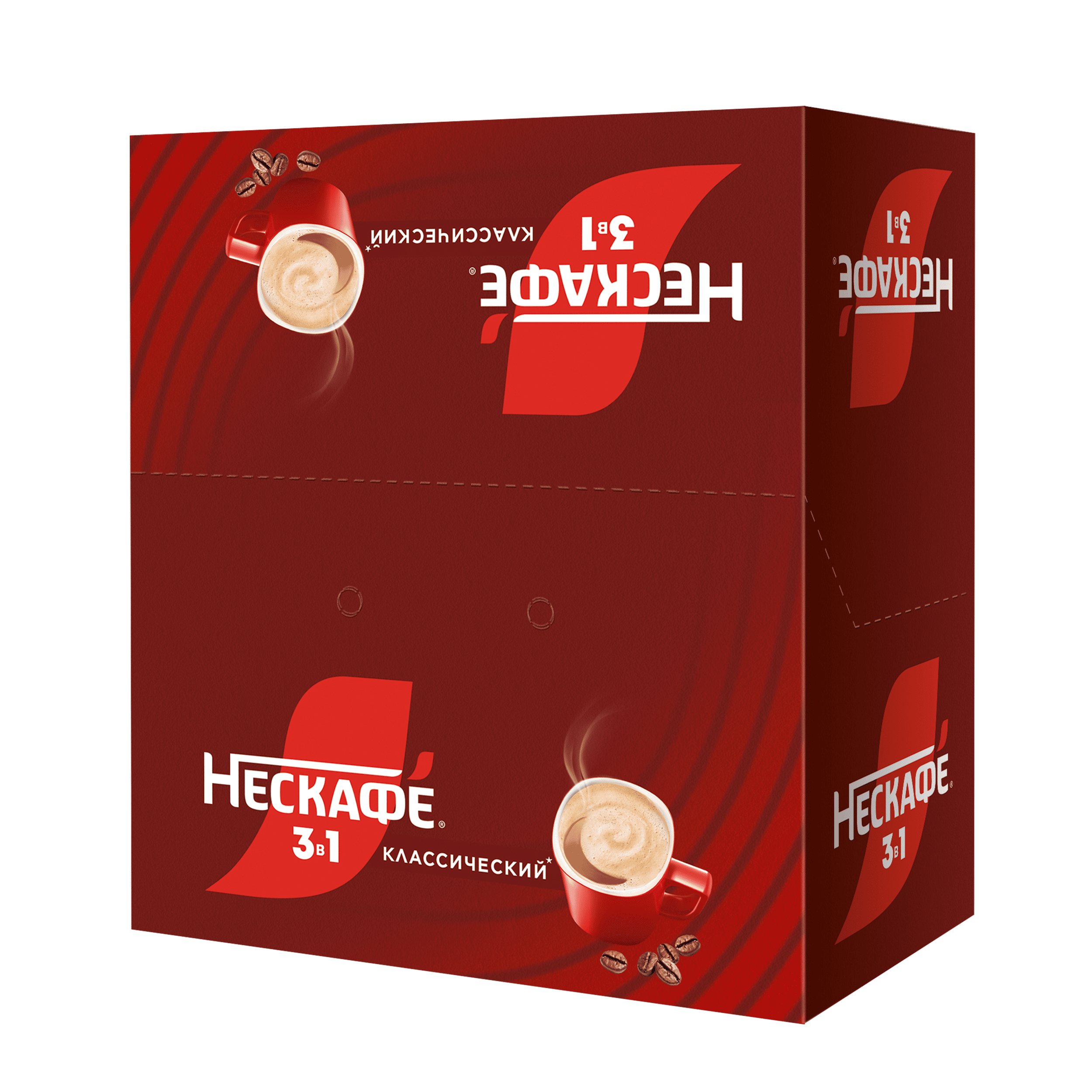 НЕСКАФÉ® 3 в 1 Классический, коробка, 20 шт по 14.5 г