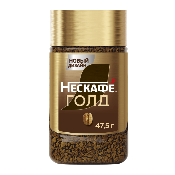 НЕСКАФÉ® Голд Стеклянная банка, 47,5 г