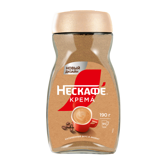 НЕСКАФÉ® Классик Кремá, стеклянная банка, 190 г