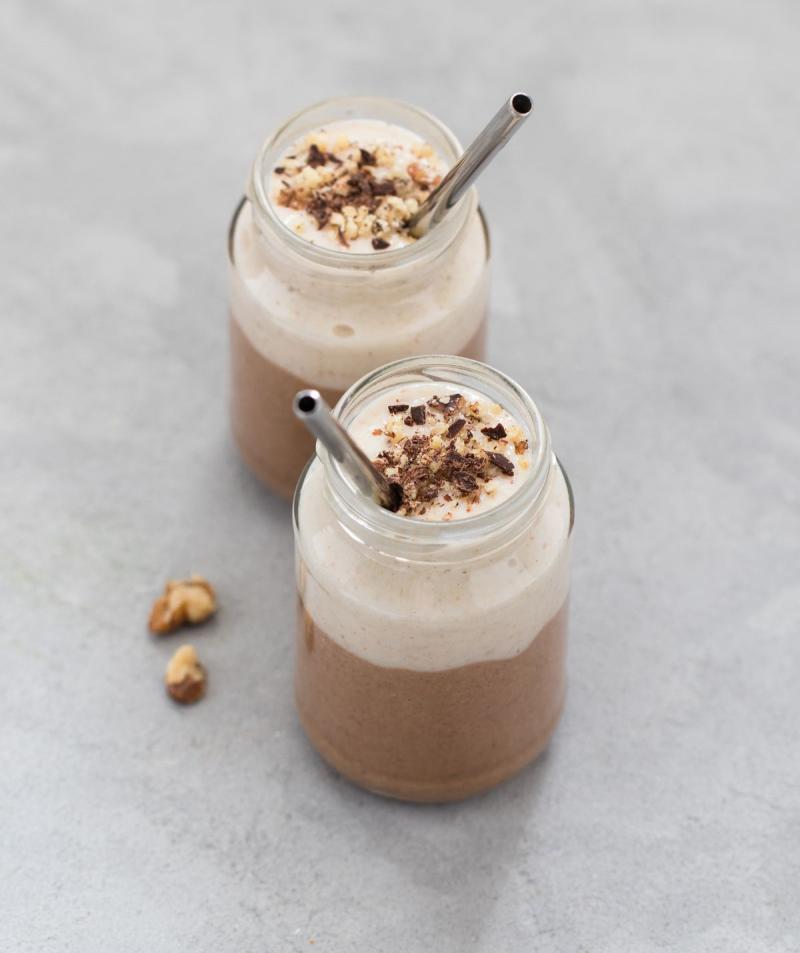 Ореховый коктейль с кофе